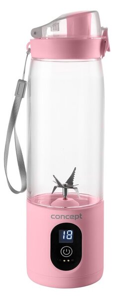 Blender personalny CONCEPT Smoothie FitMaker SM4003 Bezprzewodowy Różowy