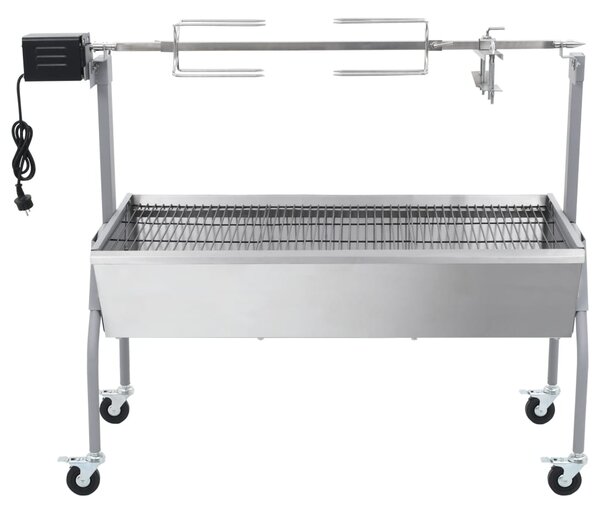 Grill do pieczenia z rożnem i silnikiem elektrycznym