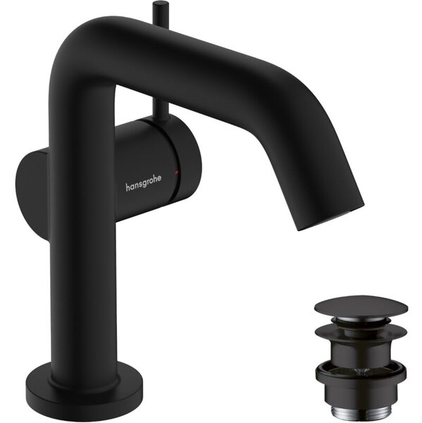 Bateria umywalkowa HANSGROHE Tecturis S 110 Fine CoolStart Ecosmart+ 73320670 Czarny mat