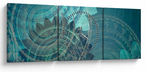 Obraz - Fantasy (z zegarem) (90x30 cm)