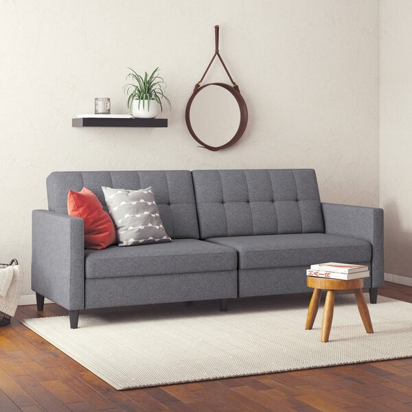 Szara rozkładana sofa 203 cm Hartford – Støraa