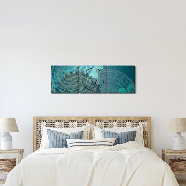 Obraz - Fantasy (z zegarem) (90x30 cm)