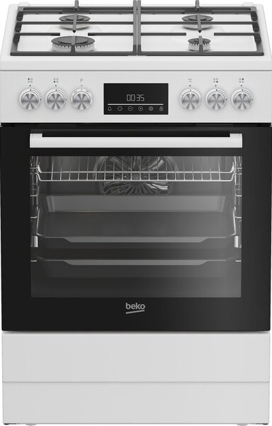 Kuchnia BEKO FBM62330GWDTN AeroPerfect Grill Termoobieg Czyszczenie parą
