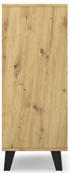 Komoda z 4 szufladami na nóżkach dąb artisan - Hallor 5X