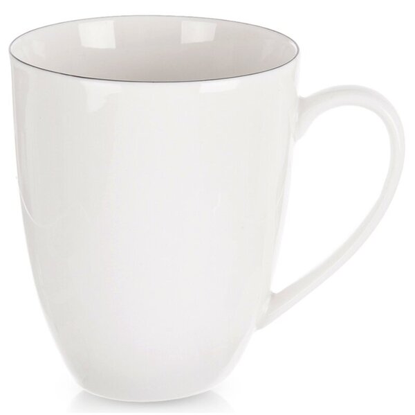 Kubek porcelanowy biały DECORA 390 ML