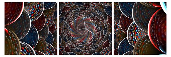 Obraz - Wir (z zegarem) (90x30 cm)