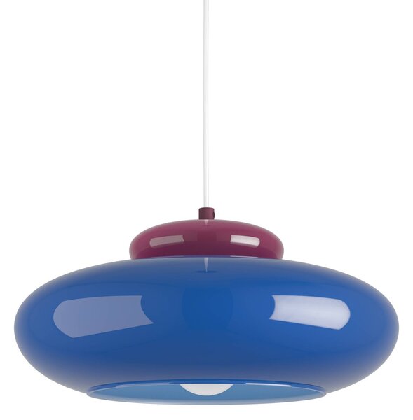EGLO Lampa wisząca Berardelli, możliwość ściemniania, fioletowy / różowy / bladoróżowy, salon / jadalnia, szkło, nowoczesny