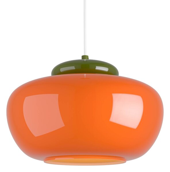 EGLO Lampa wisząca Berardelli, możliwość ściemniania, żółty / pomarańczowy, salon / jadalnia, szkło, nowoczesny