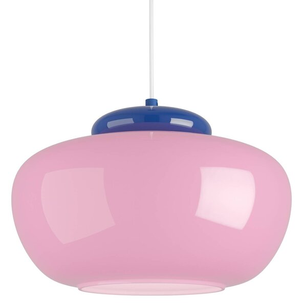 EGLO Lampa wisząca Berardelli, możliwość ściemniania, fioletowy / różowy / bladoróżowy, salon / jadalnia, szkło, nowoczesny