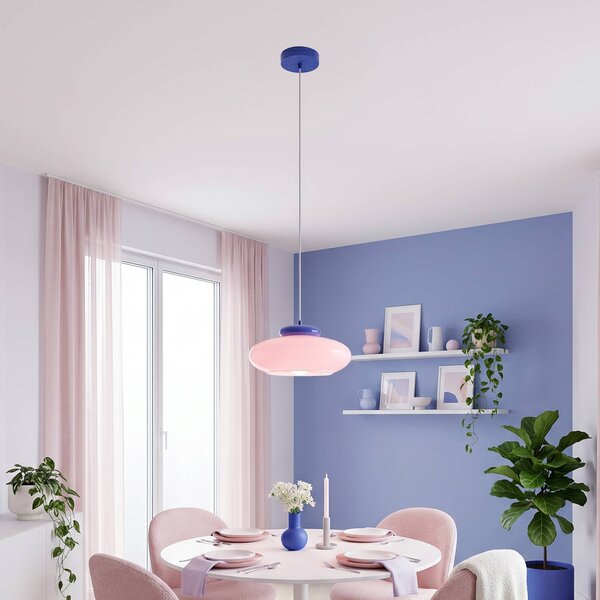 EGLO Lampa wisząca Berardelli, możliwość ściemniania, żółty / pomarańczowy, salon / jadalnia, szkło, nowoczesny
