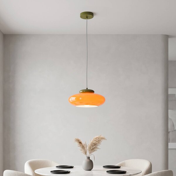 EGLO Lampa wisząca Berardelli, możliwość ściemniania, biały / opal, salon / jadalnia, szkło, nowoczesny