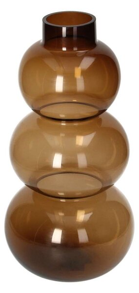 Wazon Bubble 37cm brown