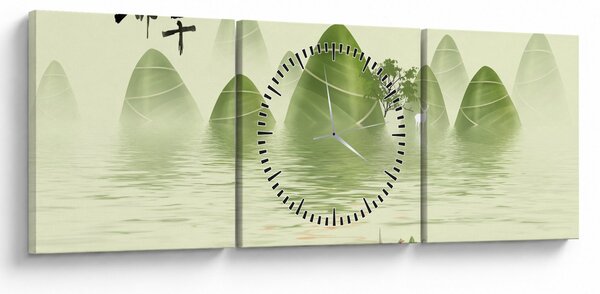 Obraz - Dolina Zielonych Gór (z zegarem) (90x30 cm)