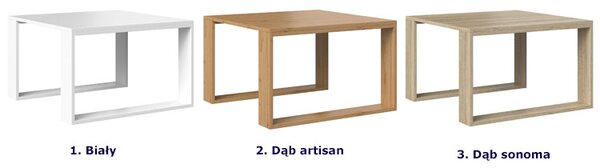 Nowoczesna ława do salonu dąb artisan D6-N64