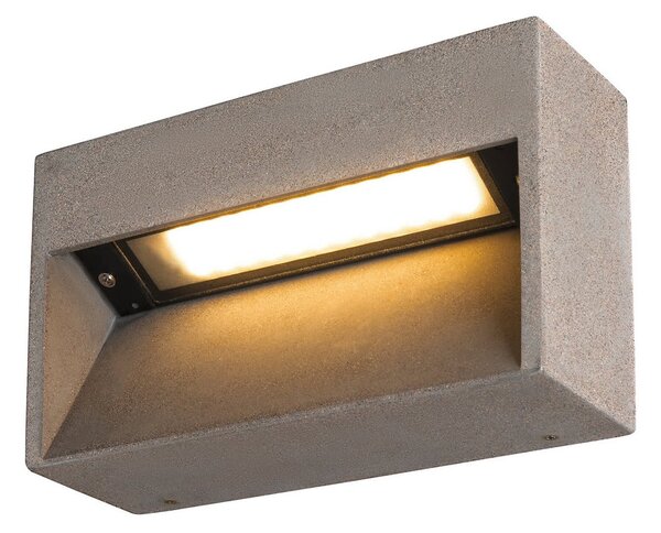 Concreto LED Kinkiet zewnętrzny LED IP65 Light Grey - SLV