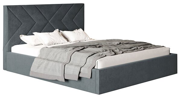 Tapicerowane łóżko 140x200 Grenell 3X - 48 kolorów