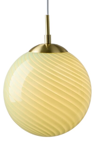 Lampa Wisząca Halo Design, CANDY BALL, ściemnialny, zielony, salon, szkło, design