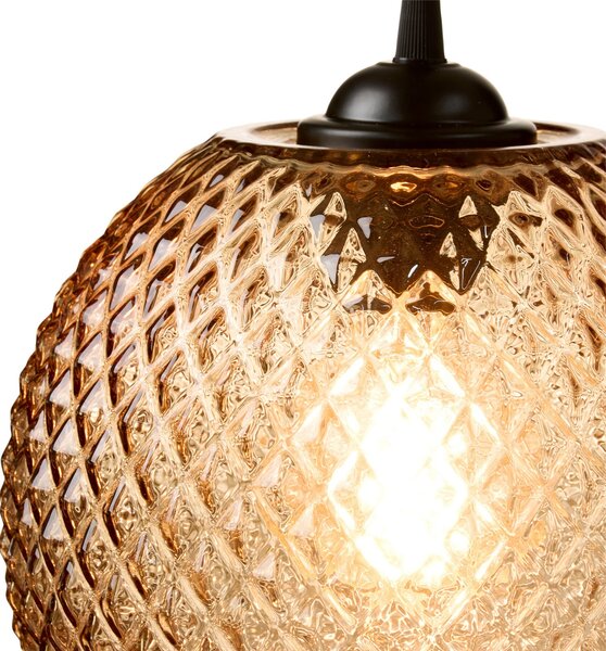 Lampa Wisząca Halo Design, NOBB, ściemnialny, beżowy, salon, szkło, design