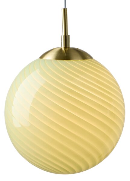 Lampa Wisząca Halo Design, CANDY BALL, ściemnialny, zielony, salon, szkło, design