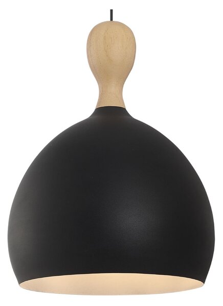 Lampa Wisząca Halo Design, Dueodde, ściemnialny, czarny, salon, metal, skandynawski