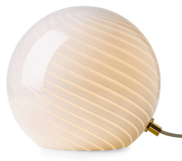 Lampa Stołowa Halo Design, CANDY, biały, salon, szkło, design