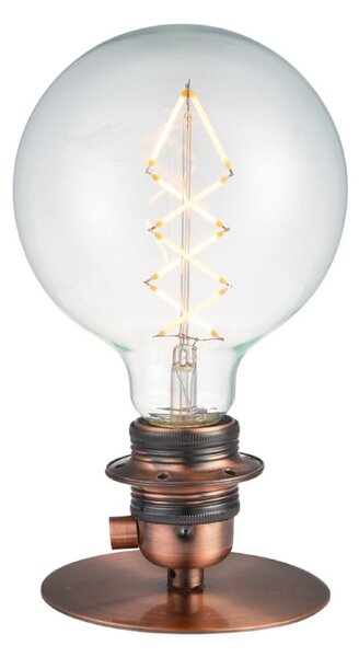 Lampa Stołowa Halo Design, COMBI, miedziany, salon, metal, antyczny