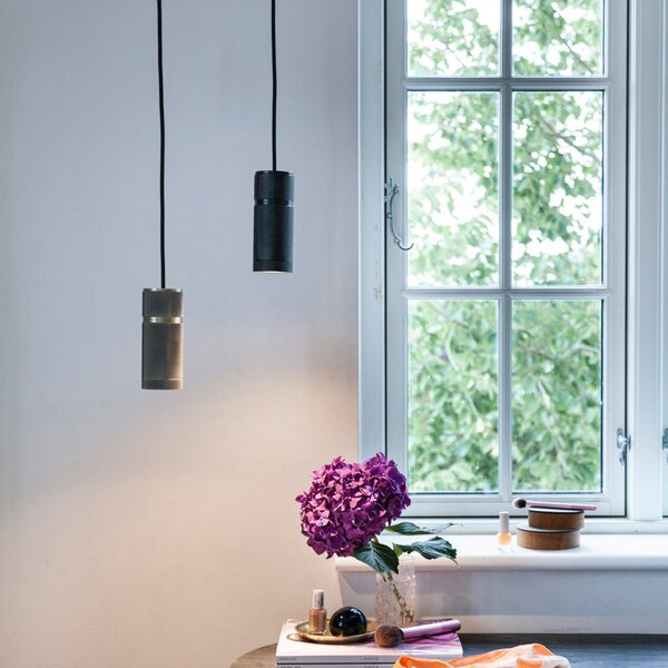 Lampa Wisząca Halo Design, HALO, ściemnialny, czarny, salon, aluminium, design