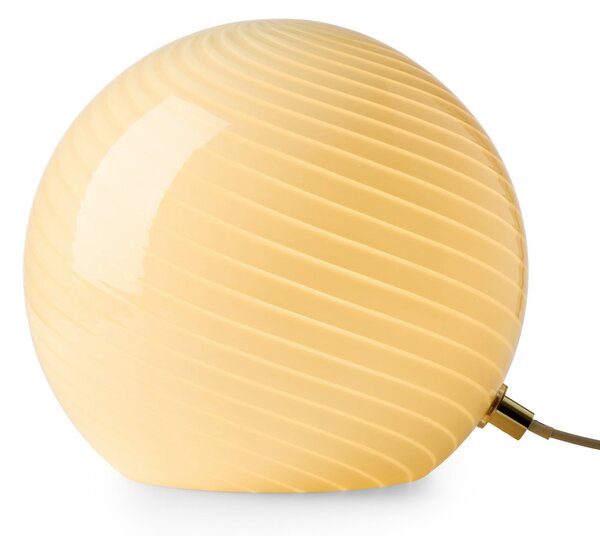 Lampa Stołowa Halo Design, CANDY, beżowy, salon, szkło, design