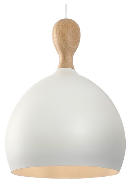 Lampa Wisząca Halo Design, Dueodde, ściemnialny, biały, salon, metal, skandynawski