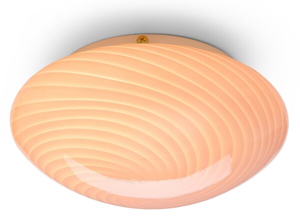 Lampa Sufitowa Halo Design, CANDY, ściemnialny, pudrowy róż, salon, szkło, design