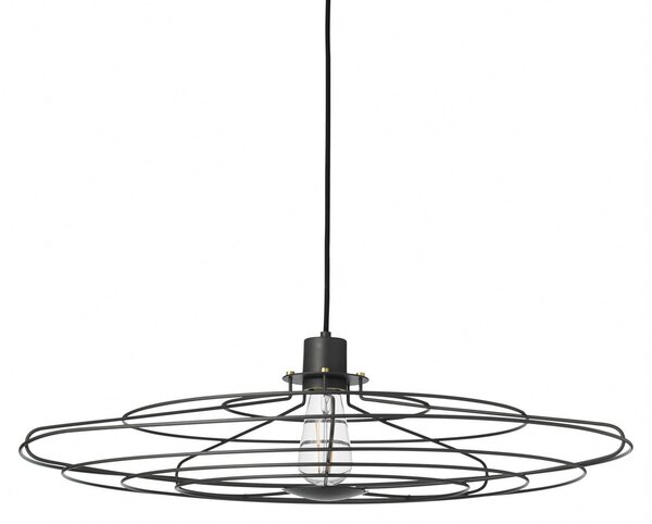 Lampa Wisząca Halo Design, RADIO, ściemnialny, szary, salon, metal, design