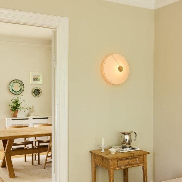 Lampa Sufitowa Halo Design, PARIS, ściemnialny, beżowy, salon, tkanina | tekstylia, design