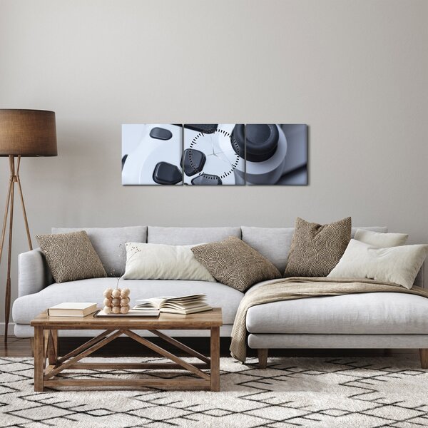 Obraz - Kontroler gier (z zegarem) (90x30 cm)