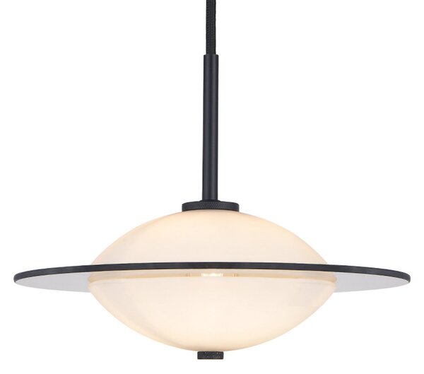 Lampa Wisząca Halo Design, ORBIT, ściemnialny, czarny, salon, szkło, design