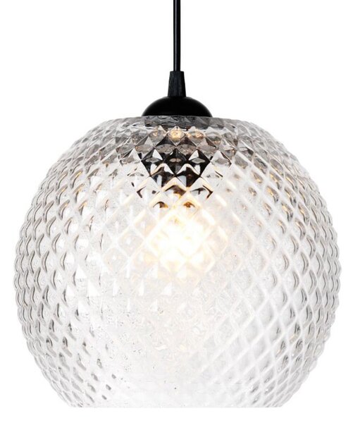 Lampa Wisząca Halo Design, NOBB, ściemnialny, transparentny, salon, szkło, design