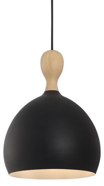Lampa Wisząca Halo Design, Dueodde, ściemnialny, czarny, salon, metal, skandynawski