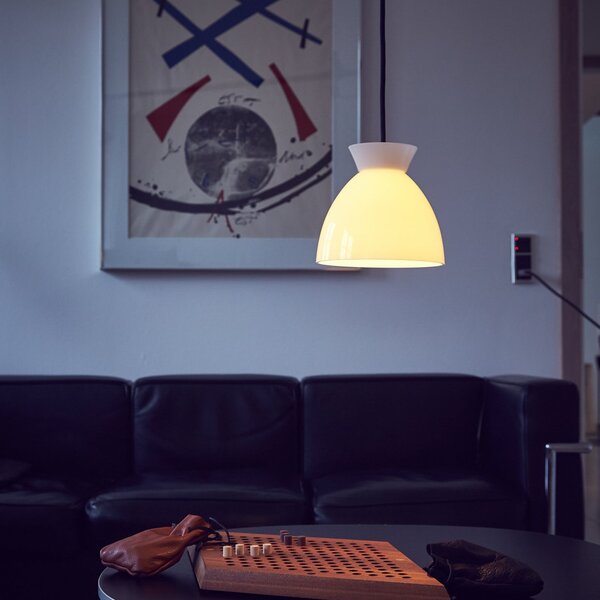 Lampa Wisząca Piet Hein, biały, kuchnia, szkło