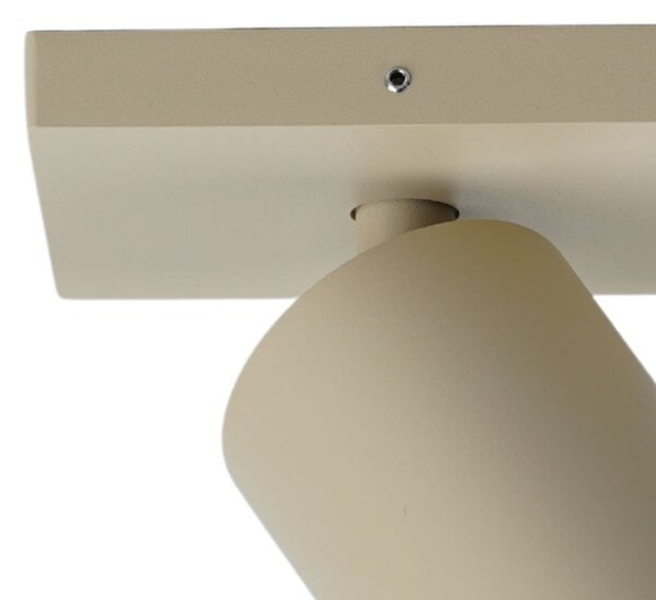 Lampa Sufitowa ANTIDARK, SpotOn1, ściemnialny, beżowy, salon, metal, nowoczesny