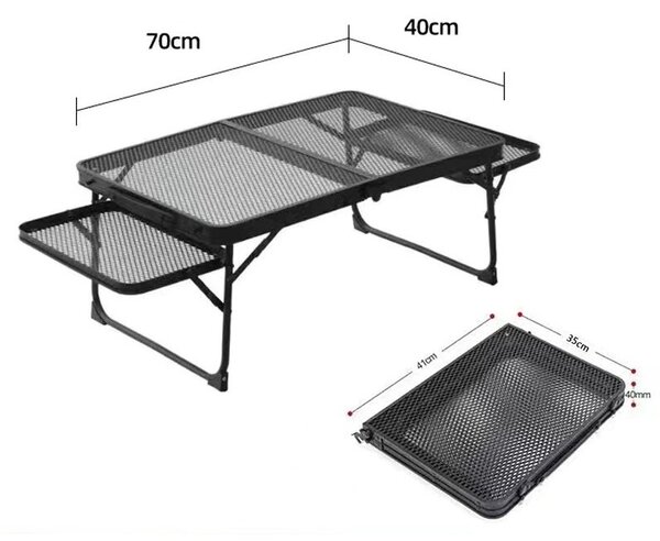 Campmax™ Składany Siatkowy Stolik Outdoorowy
