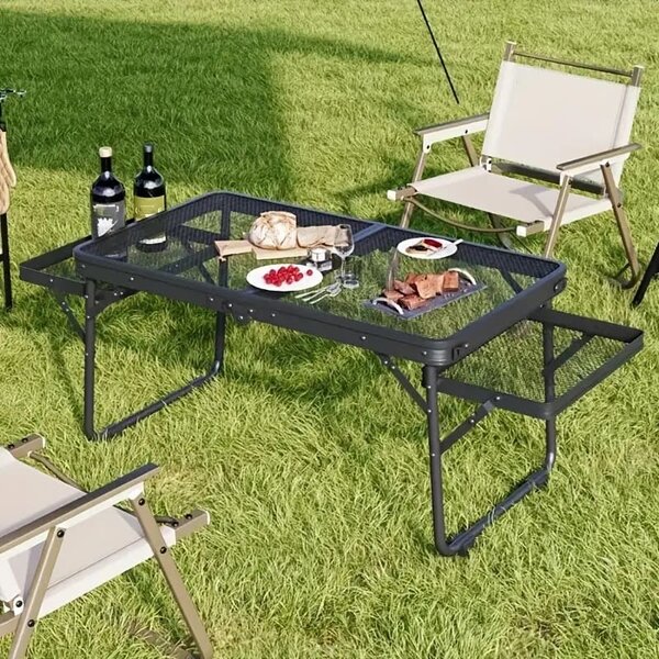 Campmax™ Składany Siatkowy Stolik Outdoorowy