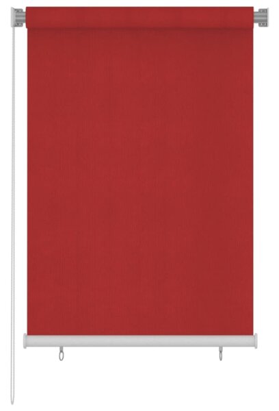 Roleta zewnętrzna, 100x140 cm, czerwona, HDPE