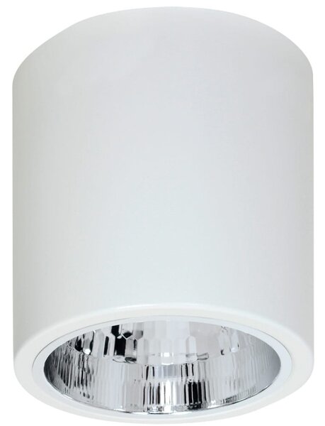 Lampa sufitowa punktowa spot bez regulacji Luminex 7240 Downlight E27 17x17cm biały