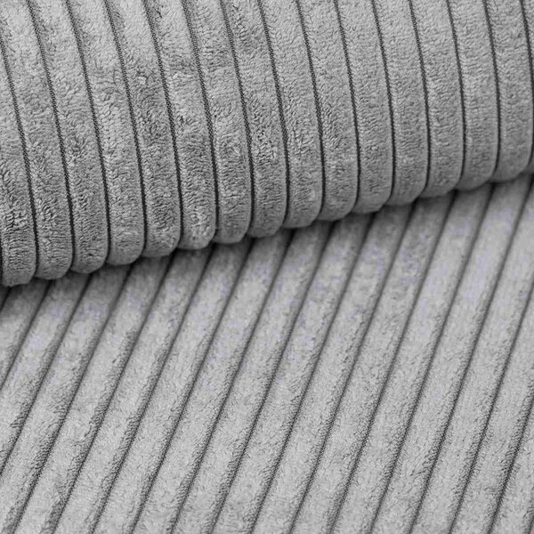Rozkładana narożna sofa SMART COSARO jasno-szara, dwustronna + 2 poduszki GRATIS
