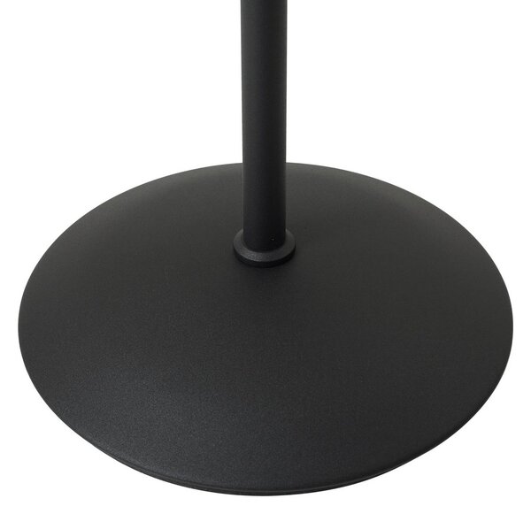 Lampa stojąca LED Elvyn Lindby, możliwość ściemniania, czarny, salon / jadalnia, metal, nowoczesny
