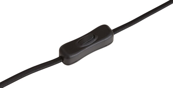 Lampa podłogowa Japandi drewno orzechowe z abażurem z tkaniny 70 cm - Lamel