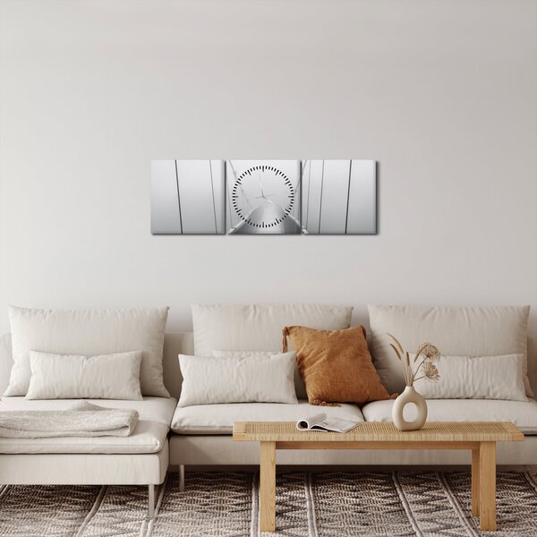 Obraz - Most do nieznanego (z zegarem) (90x30 cm)