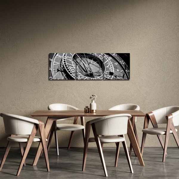 Obraz - Zegar astronomiczny, Praga, Czechy (z zegarem) (90x30 cm)