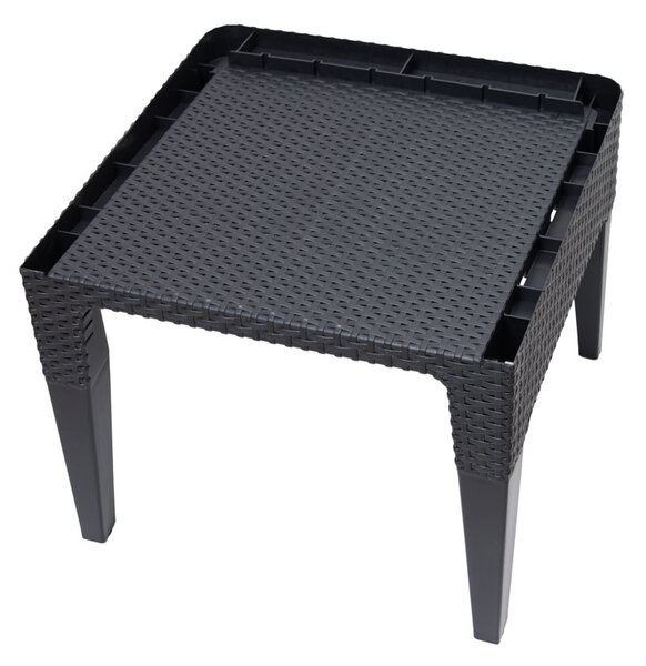 Fotel rattanowy COLUMBIA czarny