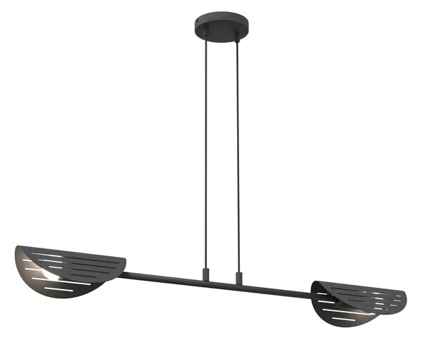 Czarna nowoczesna metalowa lampa wisząca - 28X D167 K9-P21