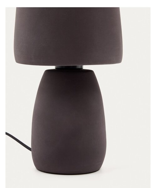 Ciemnobrązowa lampa stołowa (wysokość 30 cm) Tandy – Kave Home